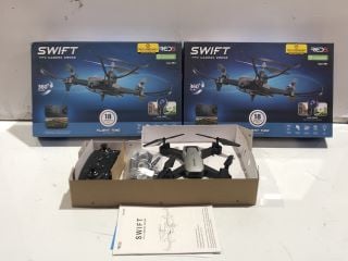 2 RED 5 SWIFT FPV CAMERA DRONE TOTAL RRP £120