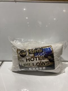 ITEMS TO INCLUDE BHS HOTEL PILLOW SETS