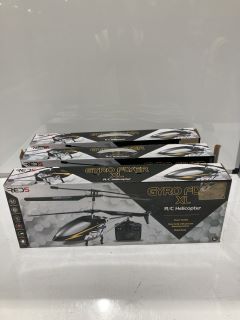 3 X REC5 GYRO FLYER XL R/C HELICOPTER