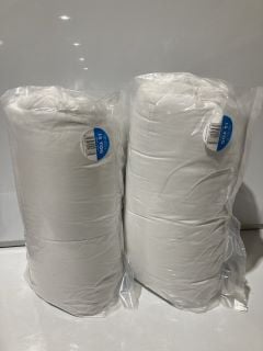 2 X SINGLE DUVET MICROFIBRE COVER 135 X 200 CM 15 TOG