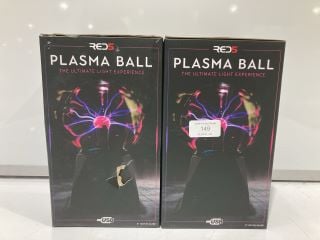 2 X RED5 PLASMA BALL