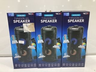 2 X TYPHOON 101 SPEAKER