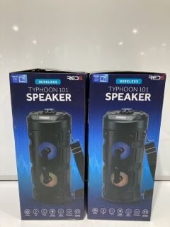 2 X TYPHOON 101 SPEAKER