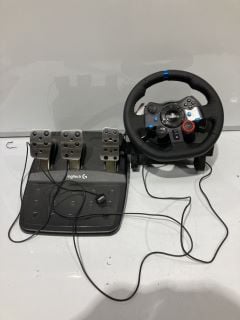 2 X ITEMS TO INCLUDE PLAYSTATION STEERING WHEEL CONTROLLER