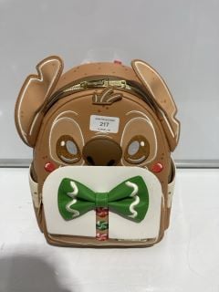 DISNEY LOUNGEFLY STITCH SCENTED GINGERBREAD MINI BACKPACK