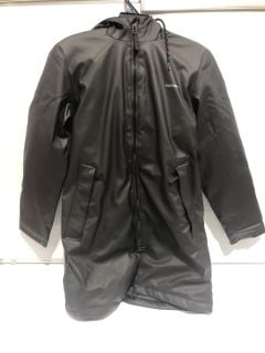 MENS TRETORN XS LONG LEATHER COAT