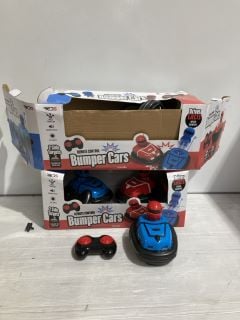 BOX OF ITEMS TO INCLUDE REMOTE CONTROL BUMPER CARS