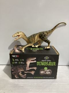 BOX OF ITEMS TO INCLUDE REMOTE CONTROL DINOSAUR