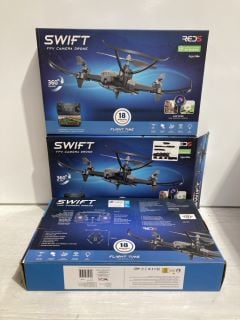 BOX OF RED5 SWIFT FPV CAMERA DRONE