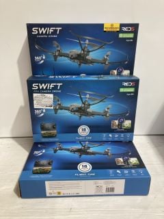 BOX OF RED5 SWIFT FPV CAMERA DRONE