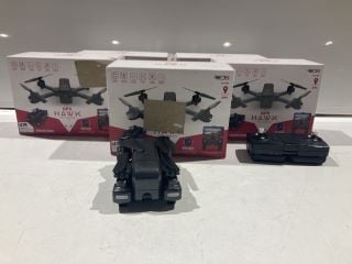 BOX OF GPS HAWK FPV DRONE