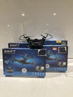 BOX OF RED5 SWIFT FPV CAMERA DRONE