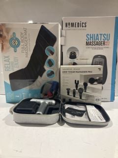 3 X ITEMS TO INCLUDE DEEP TISSUE MASSAGER