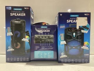 3 X ITEMS TO INCLUDE RAINBOW PARTY SPEAKER