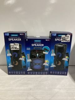 3 X ITEMS TO INCLUDE KARAOKE SPEAKER