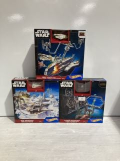 3 X STAR WARS HOT WHEELS THE FIGHTER