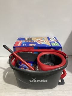 2 X VILEDA TURBO MOP AND BUCKET SET