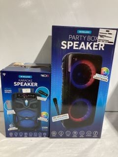 2 X ITEMS TO INCLUDE WIRELESS KARAOKE SPEAKER