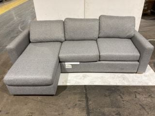 JOHN LEWIS OLIVER STORAGE CHAISE SOFA, GREY (003248888) RRP £2,546