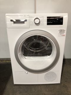 BOSCH SERIES 4 WTH85223GB HEAT PUMP TUMBLE DRYER WITH 8K CAPACITY AUTO DRY.WHITE(003315219) RRP £492