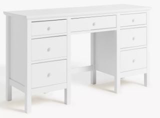 JOHN LEWIS WILTON PILLAR DRESSING TABLE WHITE