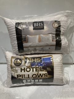 PALLET OF ITEMS TO INCLUDE BHS LUXURY HOTEL PILLOWS