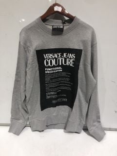 VERSACE JEANS COUTURE ORGANIC FLEECE SIZE XL TOTAL RRP £160