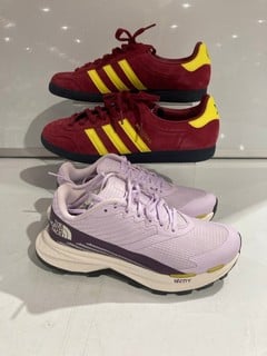 THE NORTH FACE ICY LILAC/BLACK CURRENT SHOE SIZE 4+ADIDAS SPEZIAL WARSZAWA SIZE 10