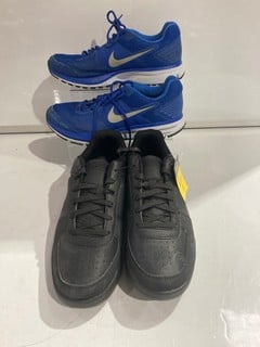 NIKE SHIELD PACK BLUE SIZE 8+TREDSAFE SLIP-RESISTANT SHOES SIZE 11