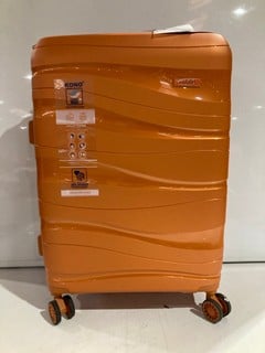 KONO LARGE ORANGE SUITCASE TO INCLUDE SMALL CASE