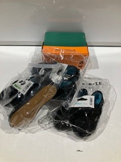 BOX OF SHOES TO INCLUDE START RITE SKIP BLACK CANVAS SIZE 7F