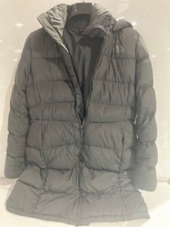 CALVIN KLEIN JEANS DOWN LONG PUFFER COAT BLACK SIZE L