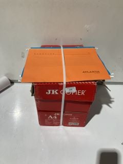 1 X BOX OF STATIONARY ITEMS TO INCLUDE JKCOPIER A4 PAPER