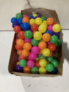 1 X BOX OF BALLPIT BALLS