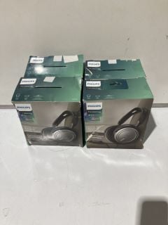 4 X PHILIPS TV LISTENING HEADHPHONES