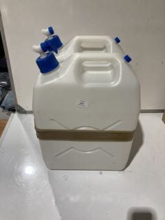 2 X WATER CONTAINERS - SIZE L