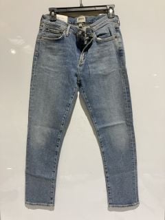 1 X AGOLDE TONI MID RISE STRAIGHT SIZE 29 RRP £154