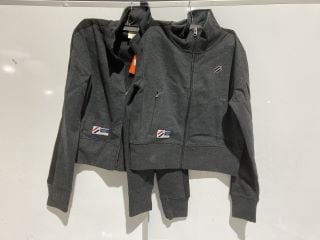 2 X PREMIUM DESIGNER APPAREL TO INCLUDE SUPERDRY FLEECE JACKET SIZE M TOTAL RRP £130