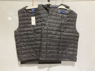 4 X PREMIUM DESIGNER APPAREL TO INCLUDE JACK AND JONES BODY WARMERS SIZE S/XL TOTAL RRP £160