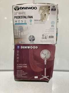 2 X 16'' STANDING FAN WHITE