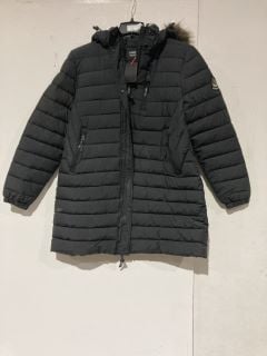 1 X SUPERDRY PUFFER JACKET FURRY HOOD LINE SIZE XXL RRP £110