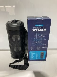 2 X TYPHOON BLUETOOTH SPEAKERS