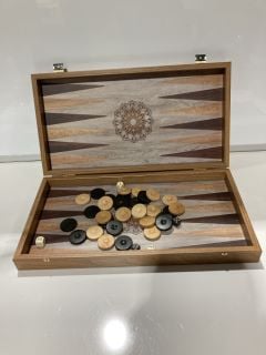 HANDCRAFTED BACKGAMMON BY MANOPOULOS