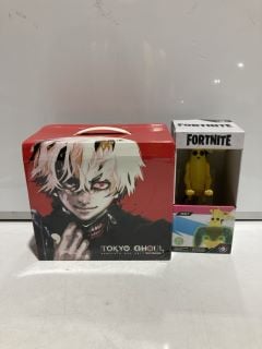 BOX OF CHILDREN'S TOYS TO INCLUDE FORTNITE PEELY CONTROLLER HOLDER