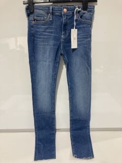 ADRIANO GOLDSCHMIED HIGH RISE SKINNY ANKLE JEANS 25 " WAIST