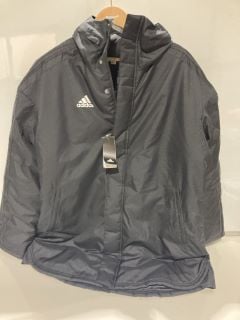 BLACK AND WHITE XL ADIDAS PARKA COAT AND BLACK JEANS SIZE 30 ADRIANO GOLDSCHMIED