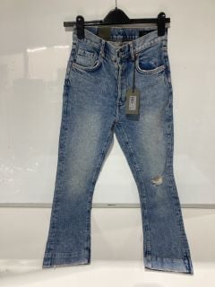 ALL SAINTS ZOE JEAN LIGHT INDIGO SIZE 26 RRP £119