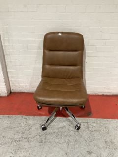 JOHN LEWIS OFFICE CHAIR IN BROWN