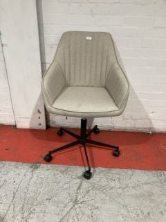 JOHN LEWIS CREAM OFFICE CHAIR