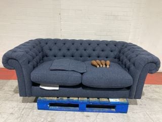 JOHN LEWIS CROMWELL CHESTERFIELD SMALL 2 SEATER SOFA £1,549.00